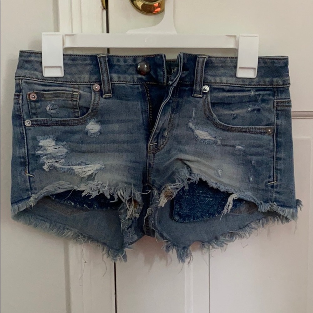 Distressed American Eagle Shorts